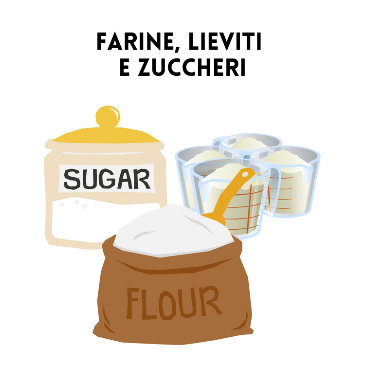 Farine, lieviti e zuccheri Bottega senza Glutine