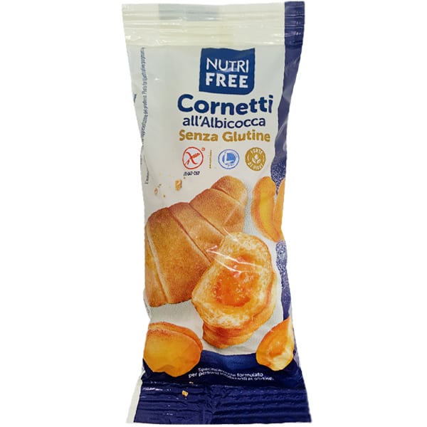 Nutrifree - Cornetti all'Albicocca senza glutine - 60 g. Bottega senza Glutine