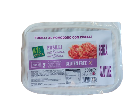 Mi Gusta - Fusilli al pomodoro con piselli senza glutine - 300g Next Food