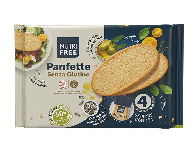 NT Food - Panfette senza glutine - 300gr (4x75gr) - iIn scadenza 14/09/2024 NT FOOD - NUTRIFREE