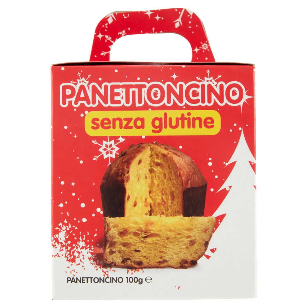 Zero+4 - Panettoncino senza glutine con Lievito Madre, uvetta e arancia candita – 100 g Giampaoli