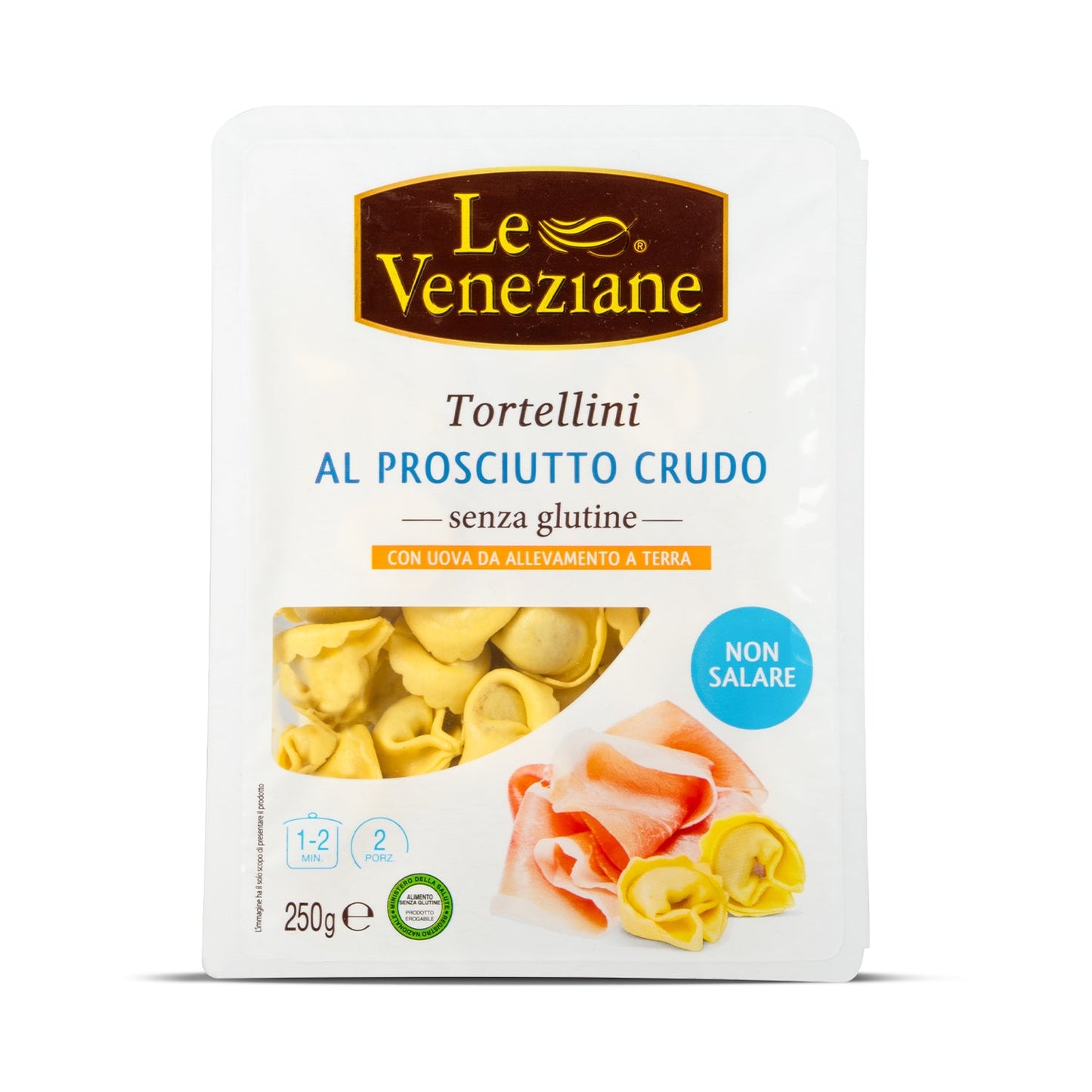 Le Veneziane - Tortelloni al Prosciutto Crudo s/g 250gr Molino di Ferro - Le veneziane