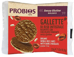 Probios - Cioko gallette ricoperte con cioccolato fondente bio, senza glutine - 90 gr