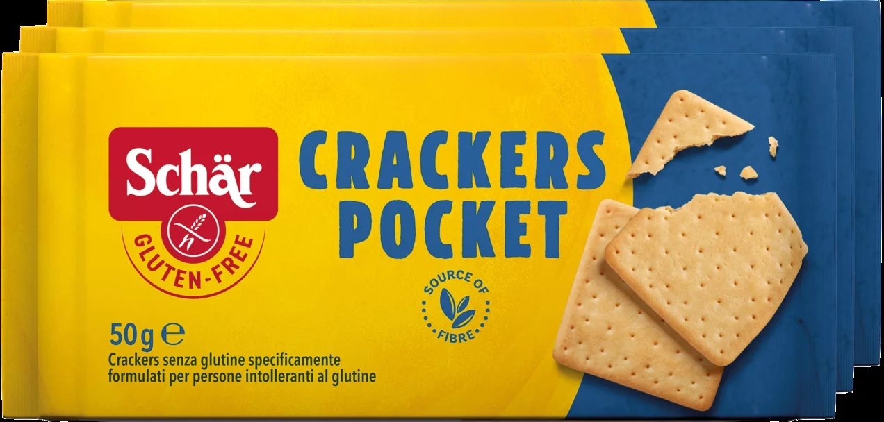 Schär - Crackers pocket senza glutine - 50gr Dr Schar