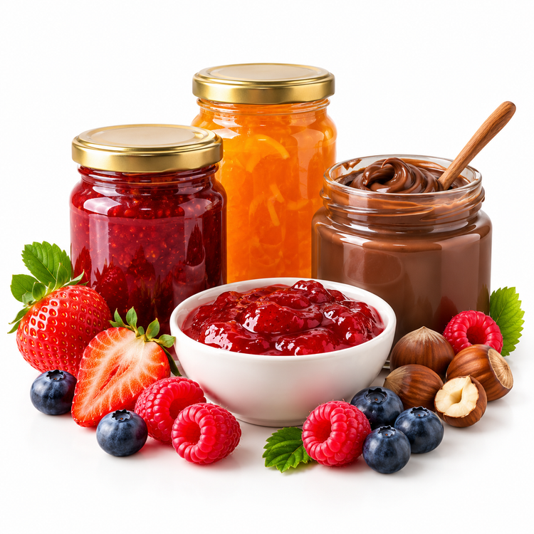 Creme spalmabili, marmellate e polpe di frutta