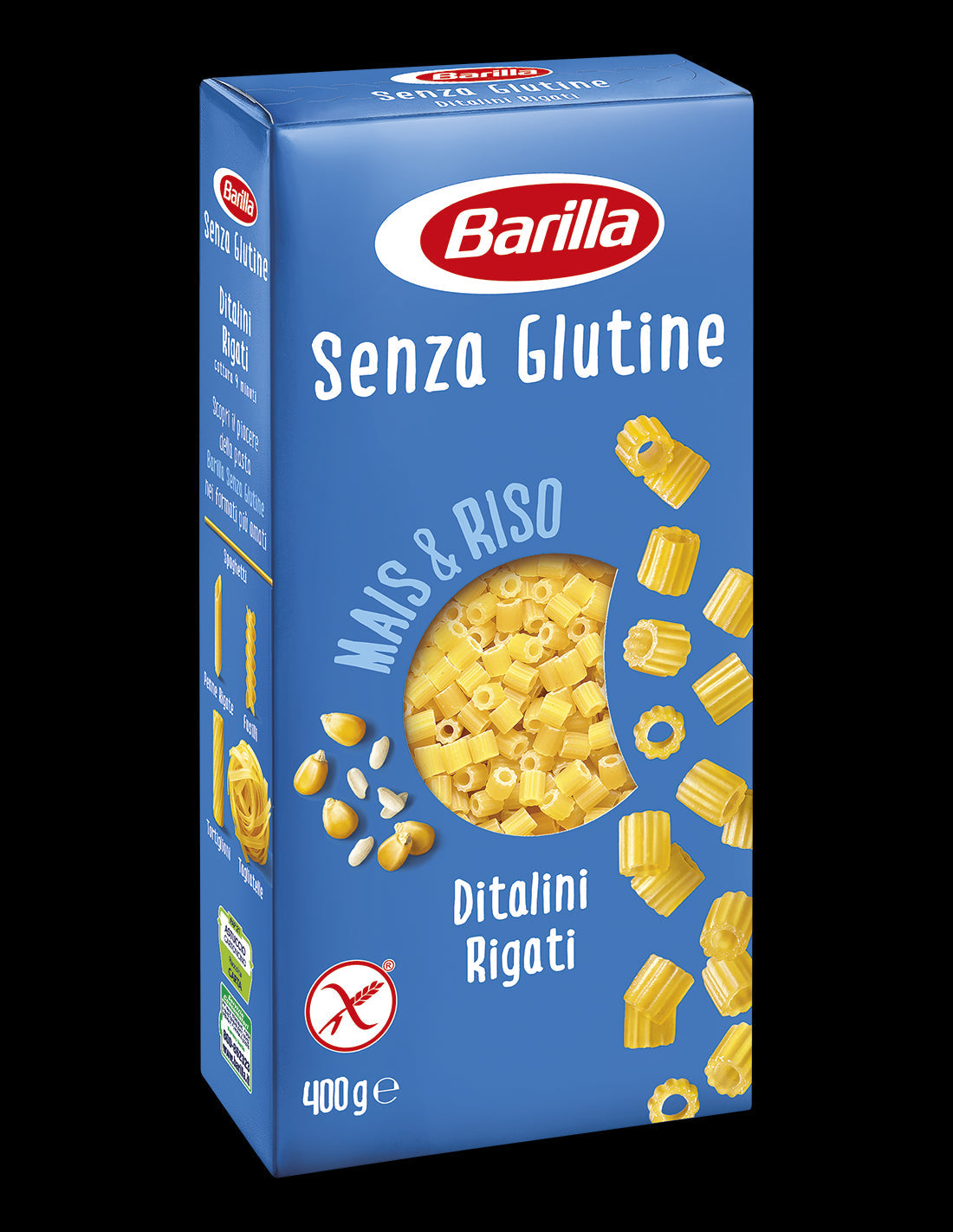 Barilla - Ditalini Rigati senza glutine - 400gr Bottega senza Glutine