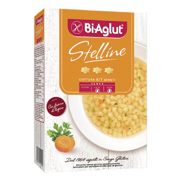 BiAglut - Stelline, pasta senza glutine - 250gr Bottega senza Glutine