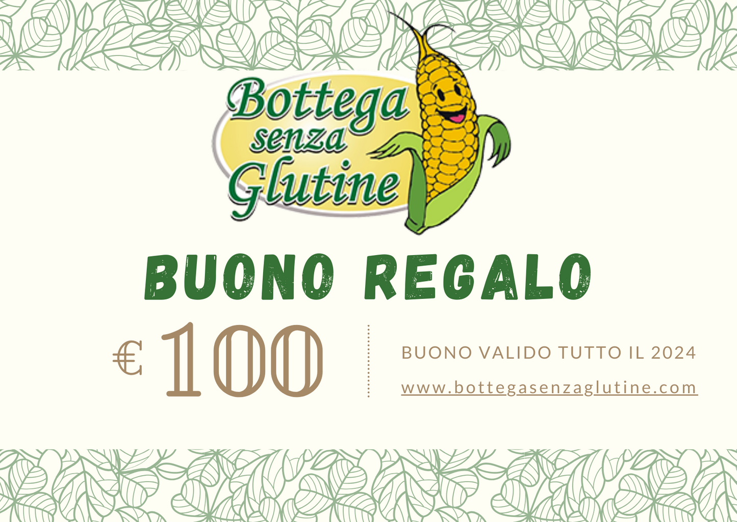 Buoni Regalo di Bottega senza Glutine Bottega senza Glutine