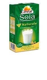 Céréal - Bevanda Soia Naturale non OGM con calcio e vitamina D, senza glutine - 500 ml. Bottega senza Glutine