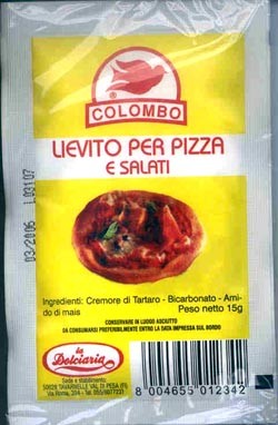 Colombo - Lievito per pizza e salati senza glutine - 2x15gr Bottega senza Glutine