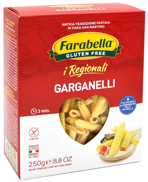 Farabella - Garganelli pasta senza glutine - 250gr Bottega senza Glutine