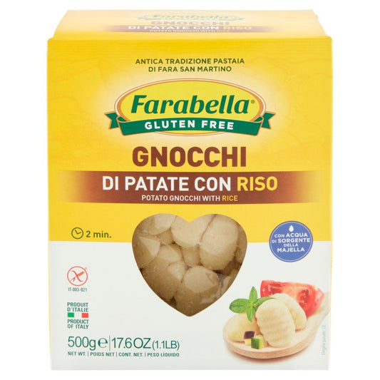 Farabella - Gnocchi di patate con riso gluten free - 500gr Bottega senza Glutine