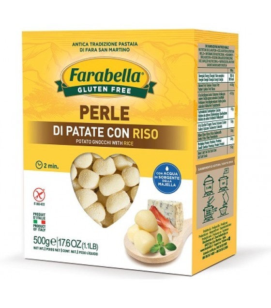 Farabella - Perle di patatae con riso senza glutine - 500gr Bottega senza Glutine