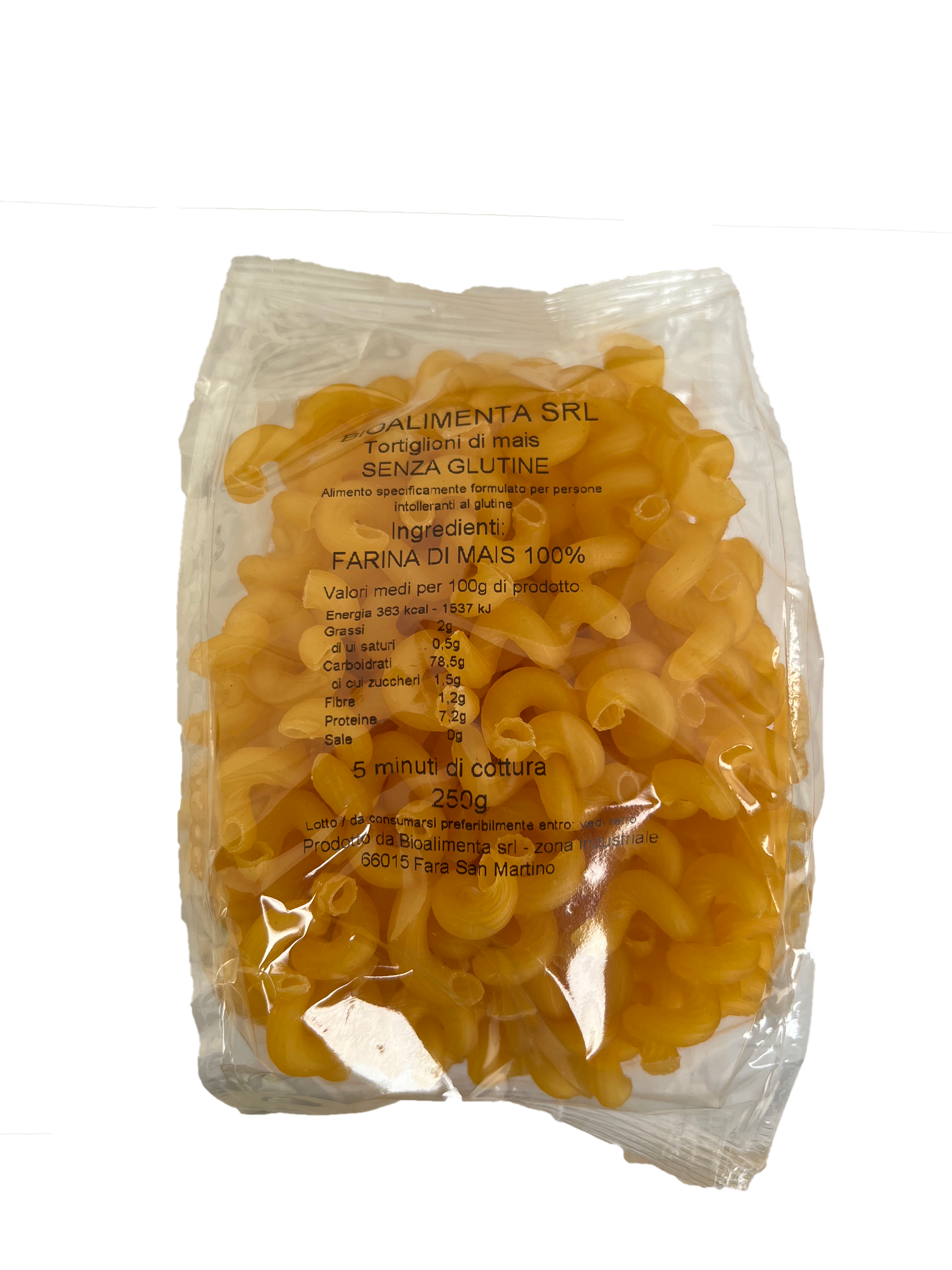 Farabella - Tortiglioni senza Glutine - 250gr Bottega senza Glutine