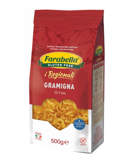 Farabella - i Regionali, Gramigna pasta senza glutine 500g Bottega senza Glutine