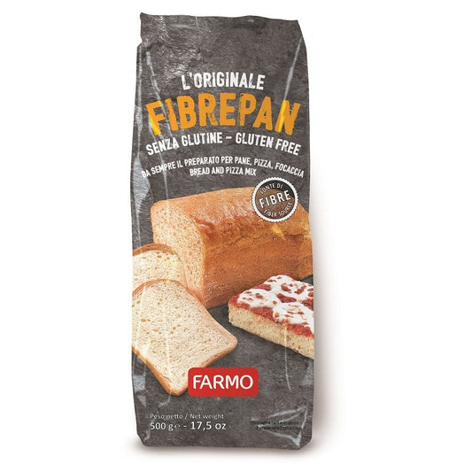 Farmo FibrePan - Preparato per pane, pasta, pizza, senza Glutine - 500gr Bottega senza Glutine