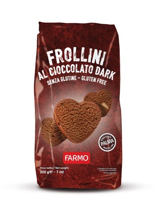 Farmo - Frollini al cioccolato senza glutine 200gr Bottega senza Glutine