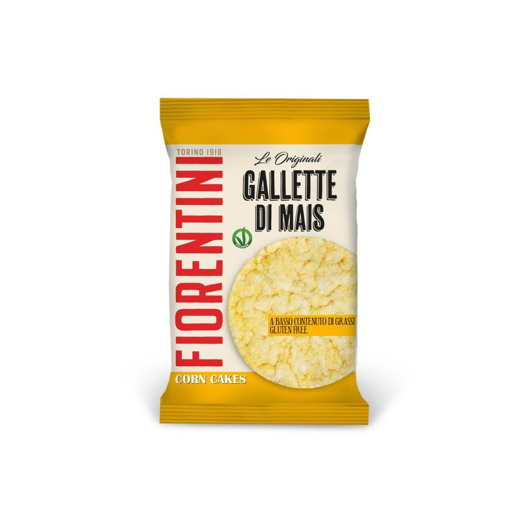 Fiorentini - Gallette di mais bio senza glutine, monoporzione - 16gr Bottega senza Glutine