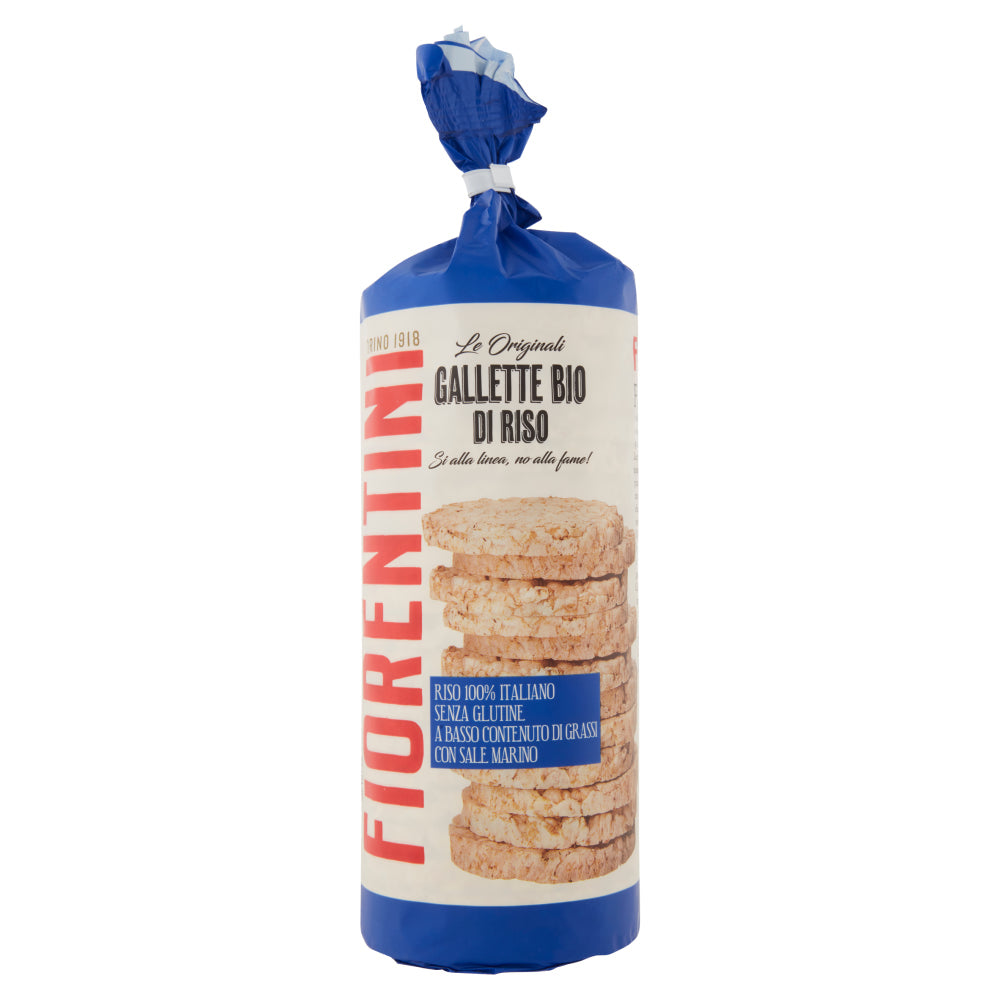 Fiorentini - Gallette di riso bio senza glutine a basso contenuto di grassi 150gr Bottega senza Glutine