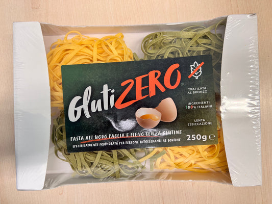 GlutiZero - Fettuccine paglia e fieno all'uovo senza glutine - 250gr Bottega senza Glutine