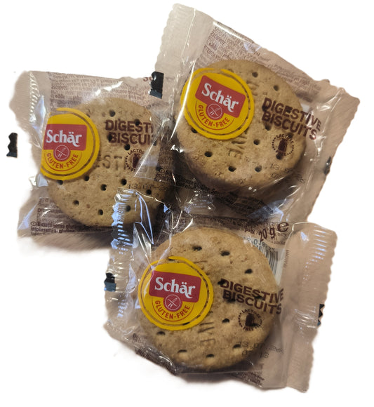 Schar - Digestive Biscuits senza glutine 20g - Confezione con 20 pz. Dr Schar