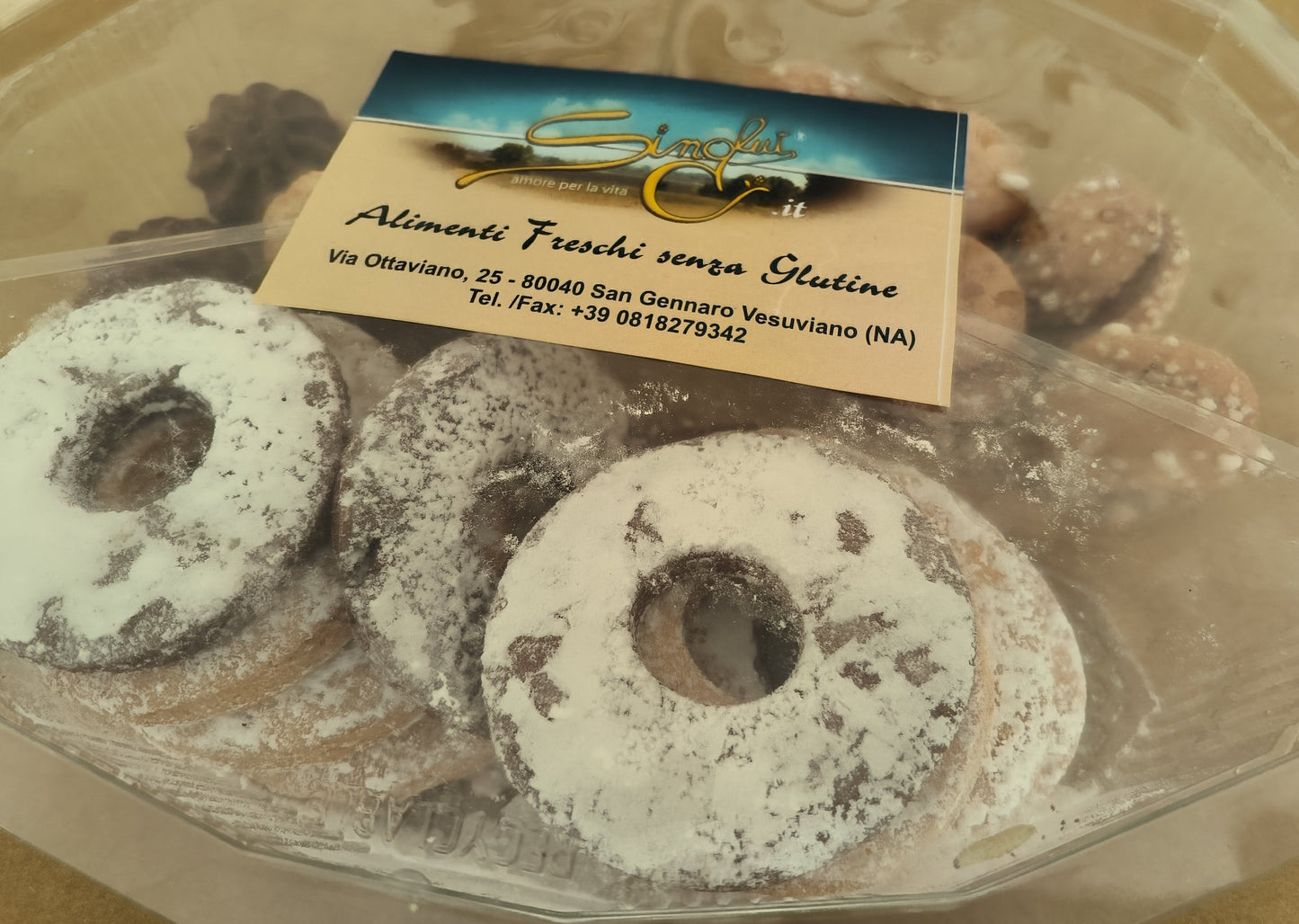 Pasticceria Assortita s/g 250 gr - SCADENZA 11/04/2026 Singlut