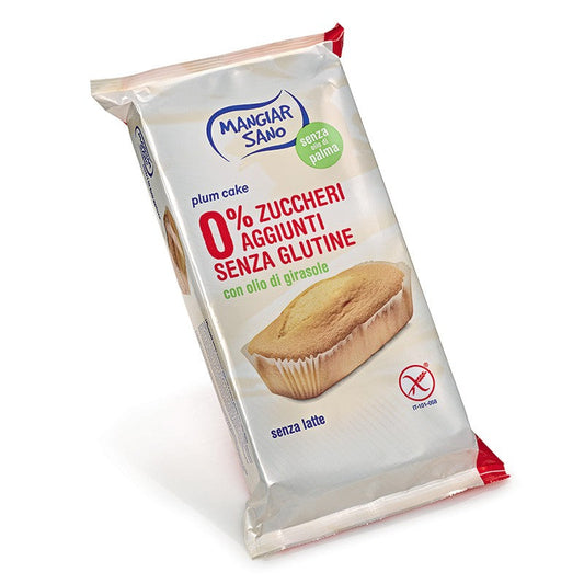 Il Mangiarsano - Plumcake senza zuccheri aggiunti e senza glutine 180g (4x45g) Bottega senza Glutine