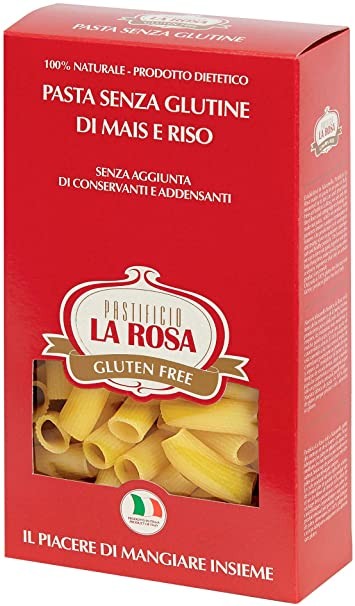 La rosa - Sedani pasta senza glutine - Confezione da 500 gr Bottega senza Glutine
