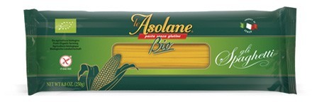 Le Asolane - Spaghetti bio, pasta senza glutine 250gr Bottega senza Glutine