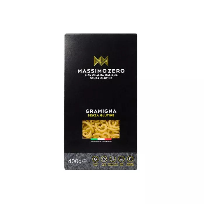 Massimo Zero - Gramigna pasta senza glutine - 400gr Bottega senza Glutine