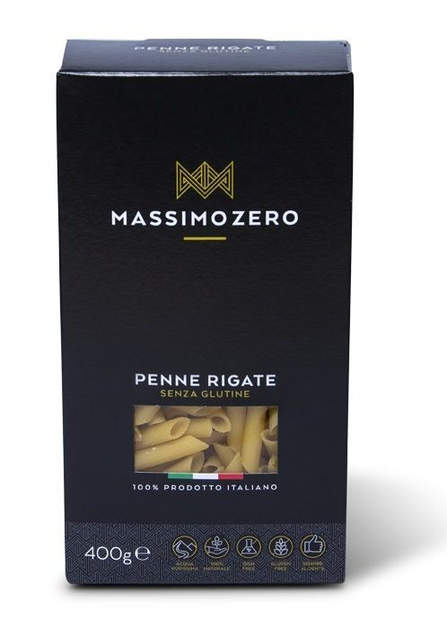 Massimo Zero - Penne Rigate pasta senza glutine - 400gr Bottega senza Glutine