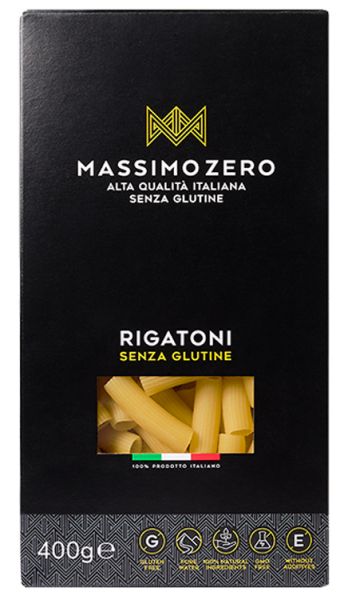 Massimo Zero - Rigatoni Pasta Senza Glutine - 400gr Bottega senza Glutine