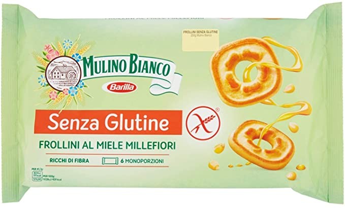 Mulino Bianco - Frollini al miele millefiori senza glutine - 250gr Bottega senza Glutine