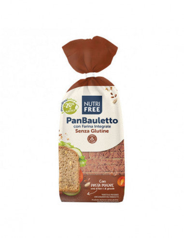 Nutrifree - Pan Bauletto con Farina Integrale, senza glutine - 300gr Bottega senza Glutine
