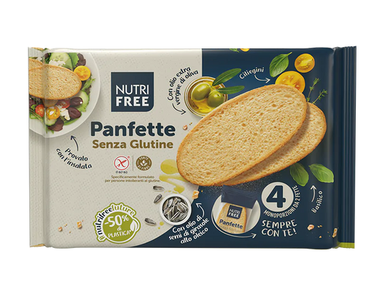 NT Food - Panfette senza glutine - 300gr (4x75gr) - iIn scadenza 14/09/2024 NT FOOD - NUTRIFREE