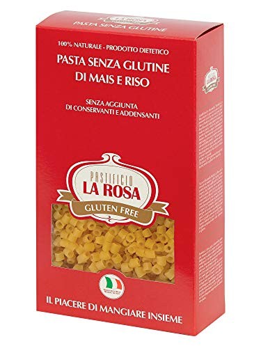 Pastificio La Rosa - Ditalini di mais e riso senza glutine - 500gr Bottega senza Glutine