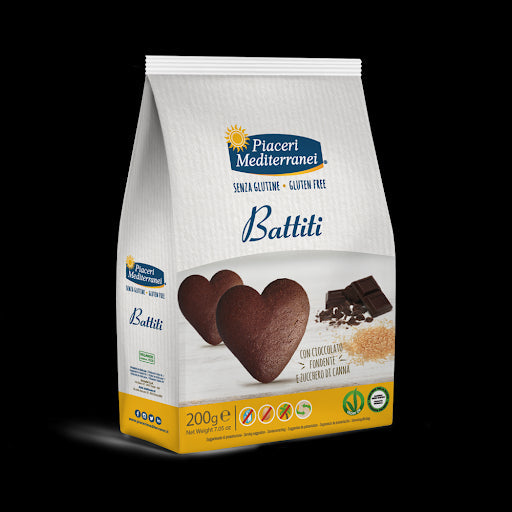 Piaceri Mediterranei Battiti biscotti al cacao - 200 gr Bottega senza Glutine