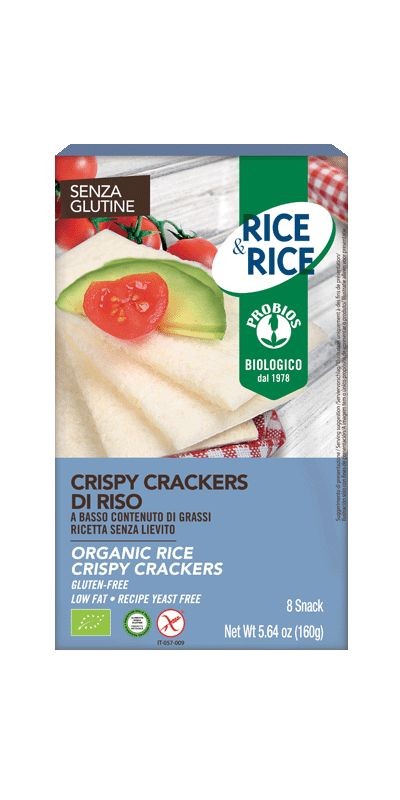 Probios - Crispy crackers di riso bio senza glutine - 160gr Bottega senza Glutine