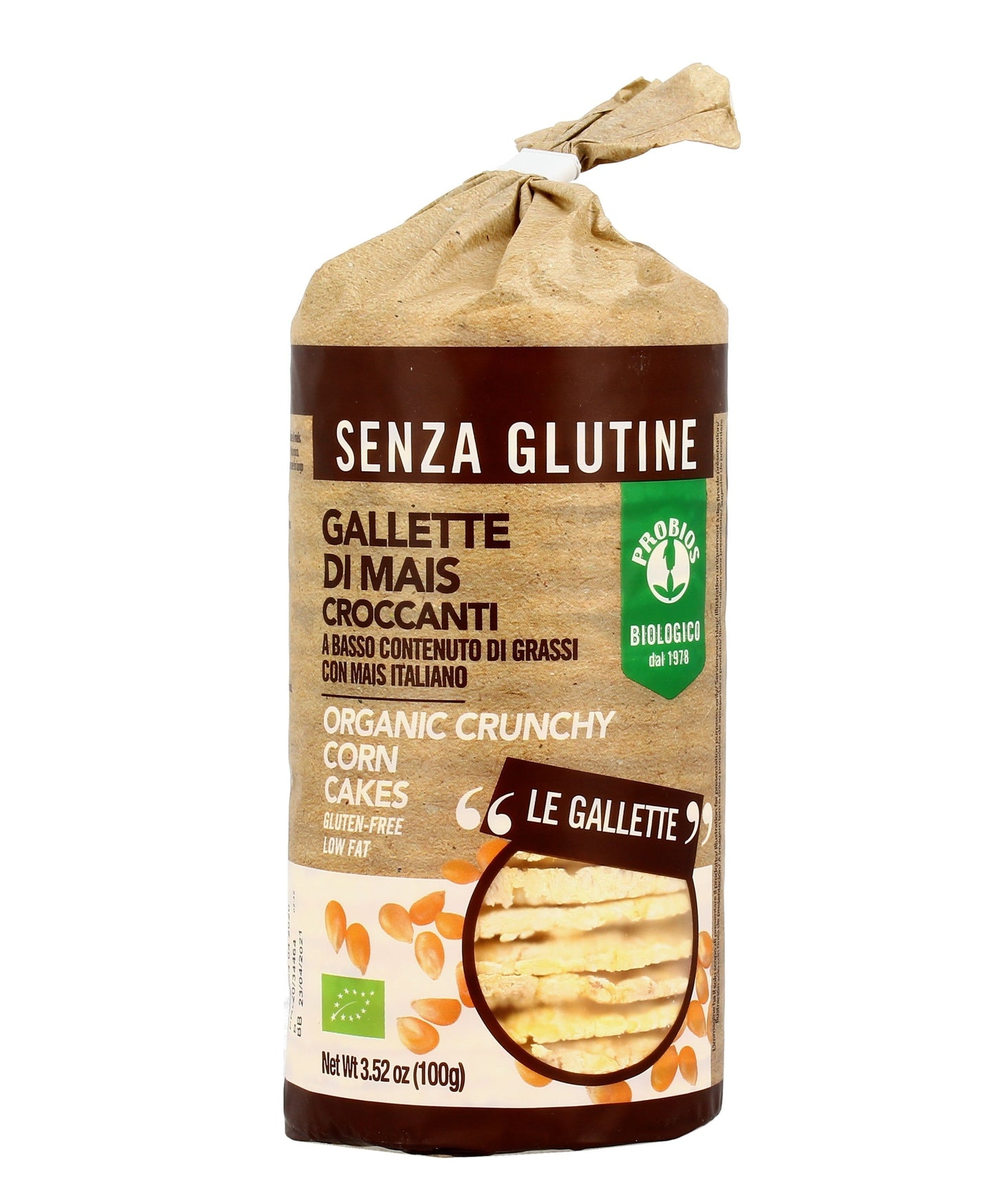 Probios - Gallette di mais croccanti senza glutine - 100gr Bottega senza Glutine