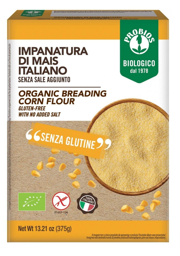 Probios - Impanatura di mais bio senza glutine - 375gr Bottega senza Glutine