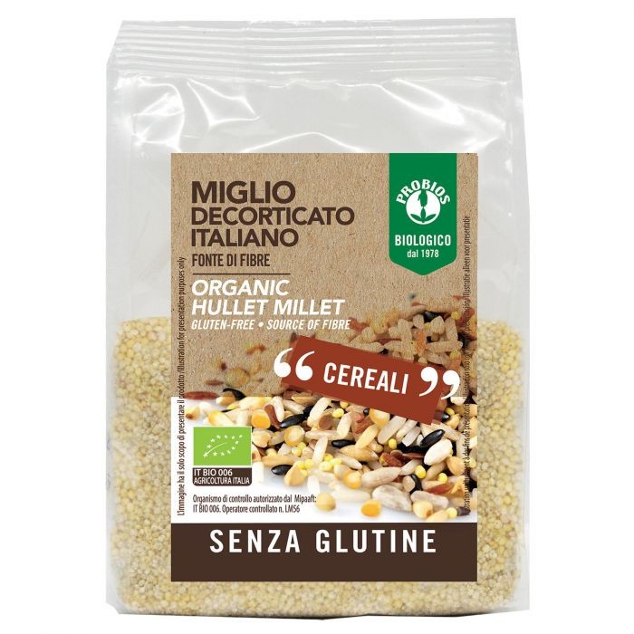 Probios - Miglio decorticato bio senza glutine - 400gr Bottega senza Glutine