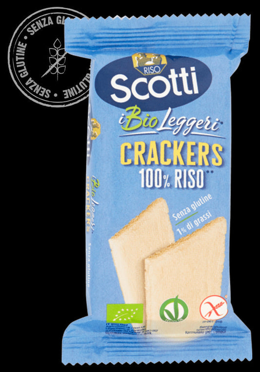 Riso Scotti - Crackers di riso bio senza glutine - 20gr Bottega senza Glutine