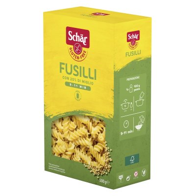 Schär - Fusilli, pasta senza glutine - 500gr Bottega senza Glutine