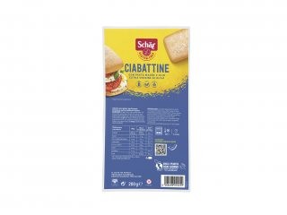 Schar - Ciabattine senza Glutine - 200gr (4 ciabattine da 50gr) (200gr) Bottega senza Glutine