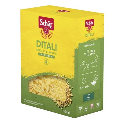 Schar - Ditali senza glutine - 500gr Bottega senza Glutine
