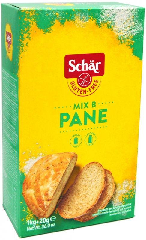 Schar - Mix B preparato per pane senza glutine, senza lattosio, senza frumento - 1kg Bottega senza Glutine