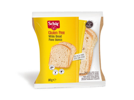 Schar - Pane bianco affettato senza glutine - 80gr Bottega senza Glutine