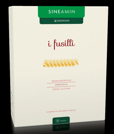 Sineamin - Fusilli, pasta dietetica, aproietica, senza glutine - 500gr Bottega senza Glutine