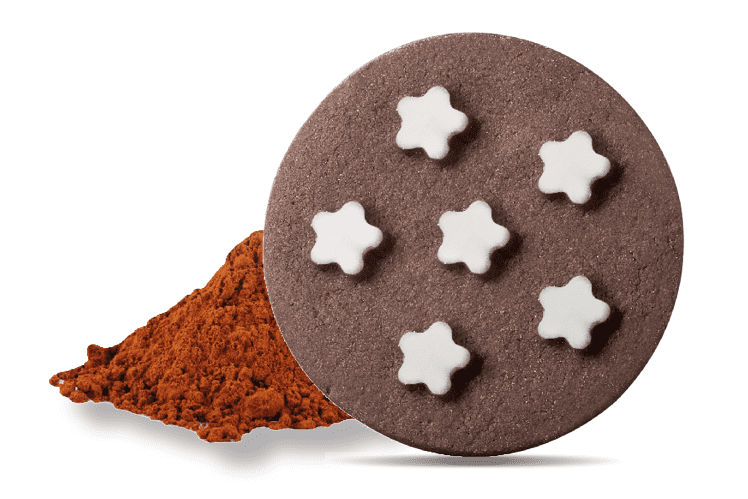 STELLINE - Frollini al cacao e cioccolato Kèlinea