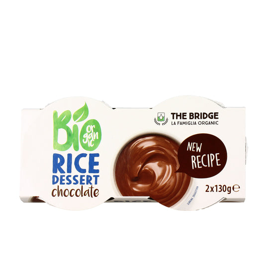 The Bridge - Dessert di riso al cioccolato, senza glutine - 2x130 gr Bottega senza Glutine